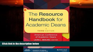 Big Deals  The Resource Handbook for Academic Deans  Free Full Read Best Seller