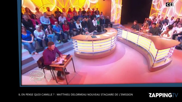 Il en pense quoi Camille ? : Matthieu Delormeau en stagiaire, Camille Combal lui donne des cours (Vidéo)