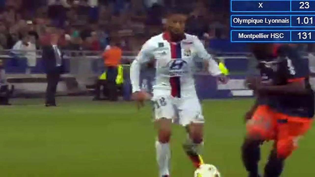 Nabil Fekir Second Goal HD Olympique Lyon 3-1 Montpellier 21.09.2016 HD