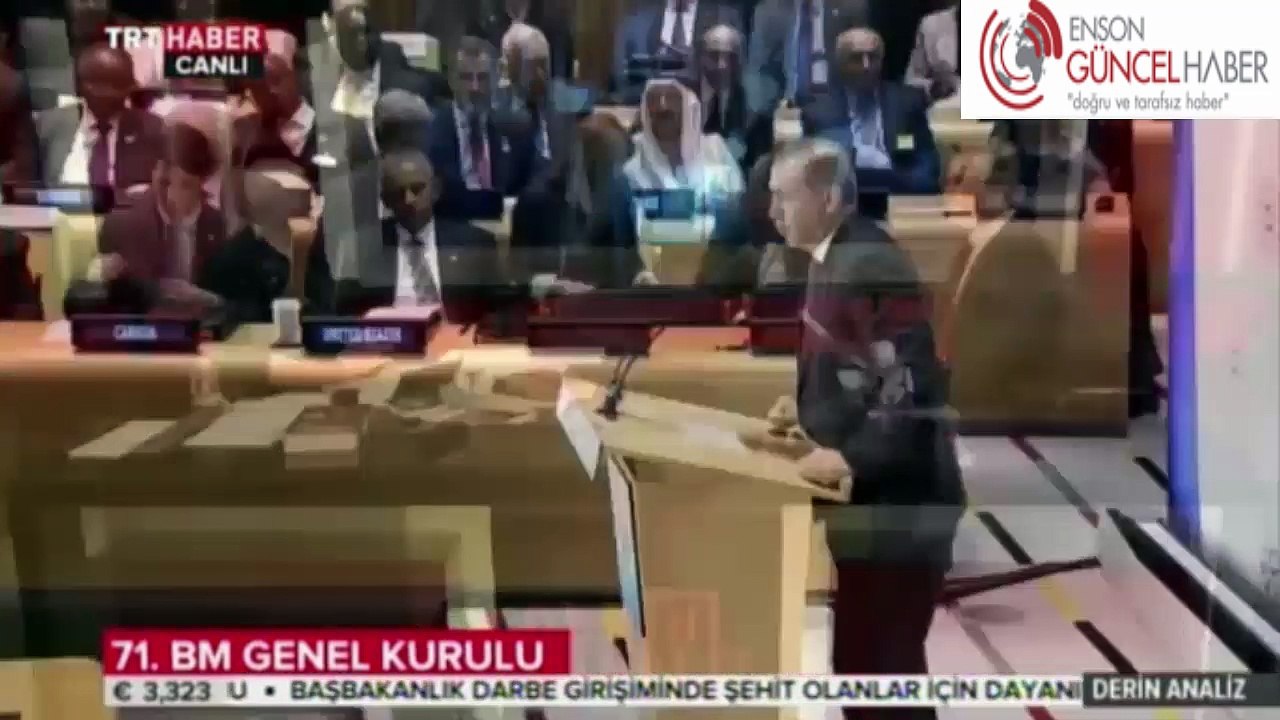 Cumhurbaşkanı Erdoğan. BM 71.Kurulunda Dünya'ya  ne mesaj verdi