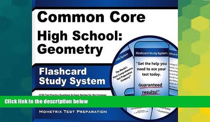 Big Deals  Common Core High School: Geometry Flashcard Study System: CCSS Test Practice