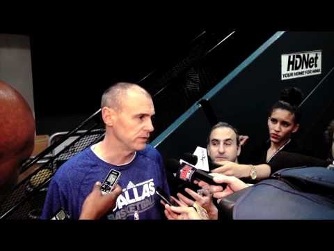 Dallas Mavericks Coach Rick Carlisle Getting Ready For The Playoffs 04.25.12