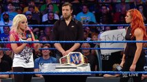 Becky Lynch comes face-to-face with Alexa Bliss - Contract Signing_ SmackDown LIVE, Sept. 20, 2016