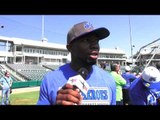 Dominique Jones on The 2012 Heroes Celebrity Baseball Game