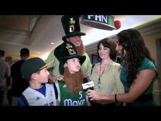 D210's Adrienne Riley Gets Mavs Fan Reaction On St.Patricks Day