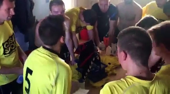 Seniors Aprem - Vestiaire d'après-match - 1er match de championnat