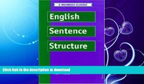 FAVORITE BOOK  English Sentence Structure (Intensive Course in English) FULL ONLINE