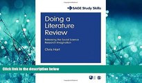 Online eBook Doing a Literature Review: Releasing the Social Science Research Imagination (SAGE