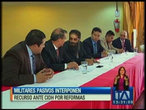 Militares pasivos interponen recurso ante CIDH por reformas