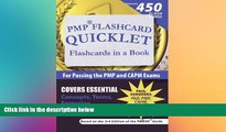 Big Deals  PMP Flashcard Quicklet: Flashcards in a Book for Passing the PMP and CAPM Exams  Free