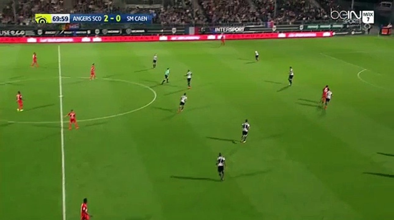 Yann Karamoh (Caen) goal against Angers (2-1)