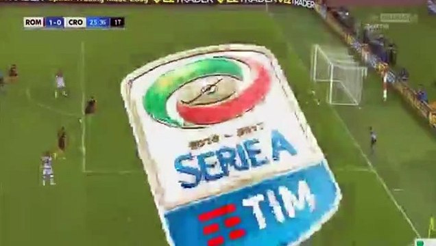 Stephan El Shaarawy Goal - AS Roma 1-0 Crotone 21.09.2016