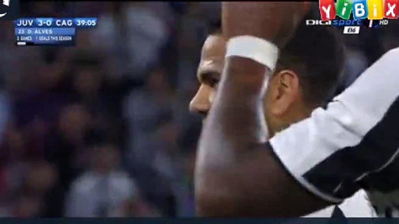 Daniel Alves Goal HD - Juventus 3-0 Cagliari - 21-09-2016