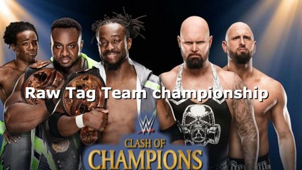 The New Day (c) vs. Luke Gallows y Karl Anderson | Clash of Champions | Raw Tag Team championship | WWE 2k16