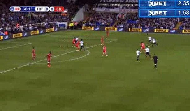 1-0 Christian Eriksen Goal HD Tottenham Hotspur 1-0 Gillingham FC 21.09.2016 HD