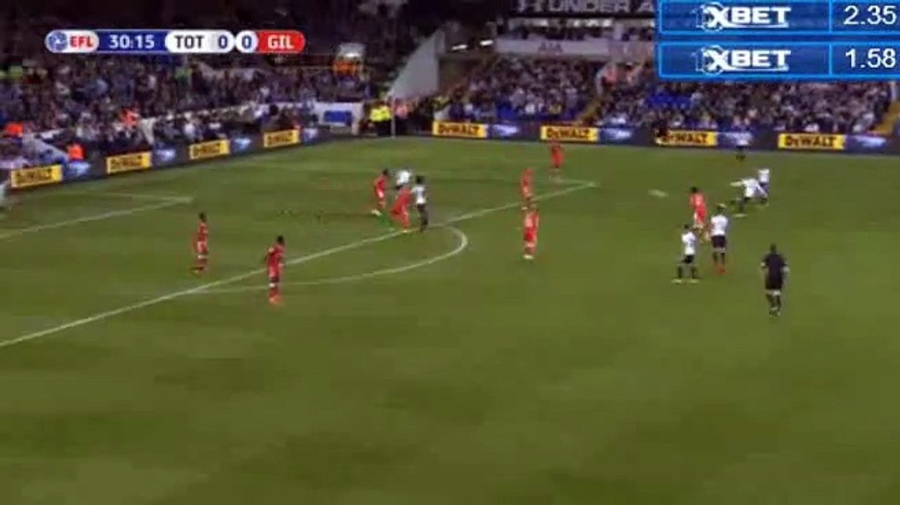 1-0 Christian Eriksen Goal HD Tottenham Hotspur 1-0 Gillingham FC 21.09.2016 HD