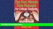 Online eBook The Five-Minute Time Manager for College Students
