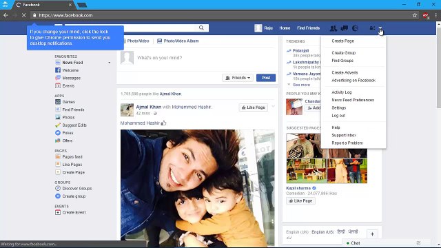 Add or remove email address from my facebook account