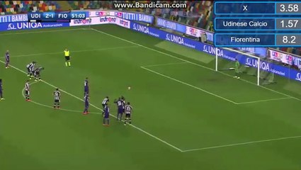 2-2 Federico Bernardeschi Penalty Goal HD - Udinese 2-2 Fiorentina - 21.09.2016 HD