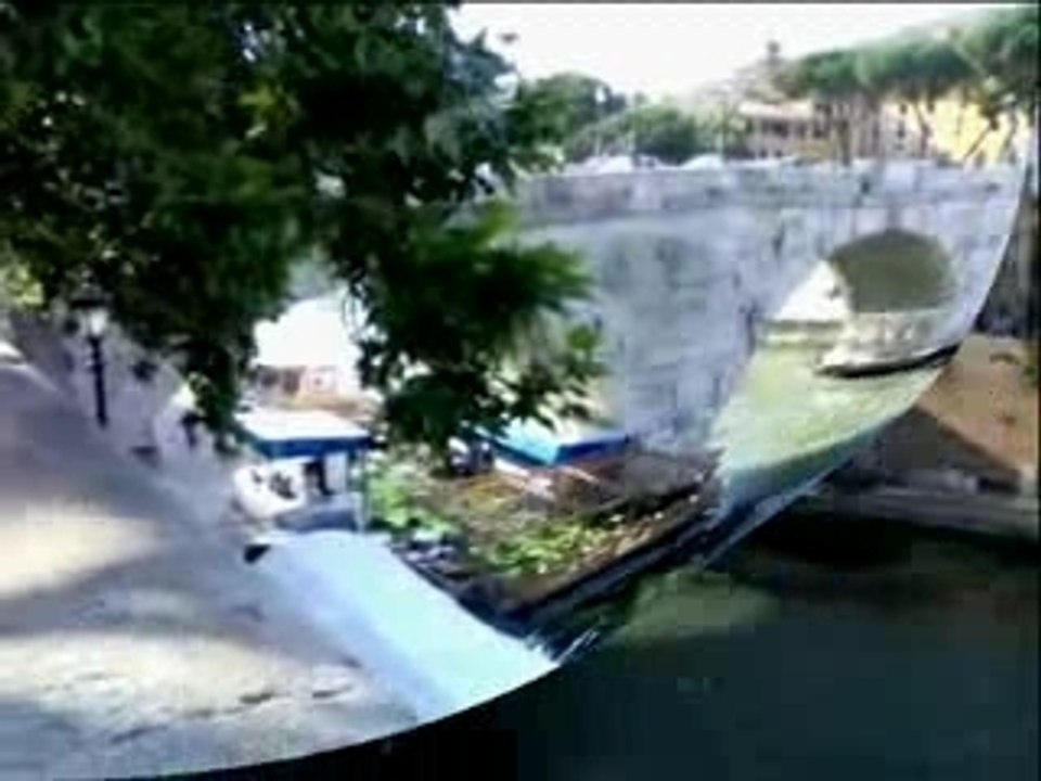 Le Tibre s'assèche - Rome en images