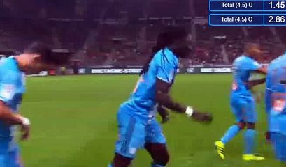 Bafetimbi Gomis Second Goal - Rennes 1-2 Marseille 21.09.2016