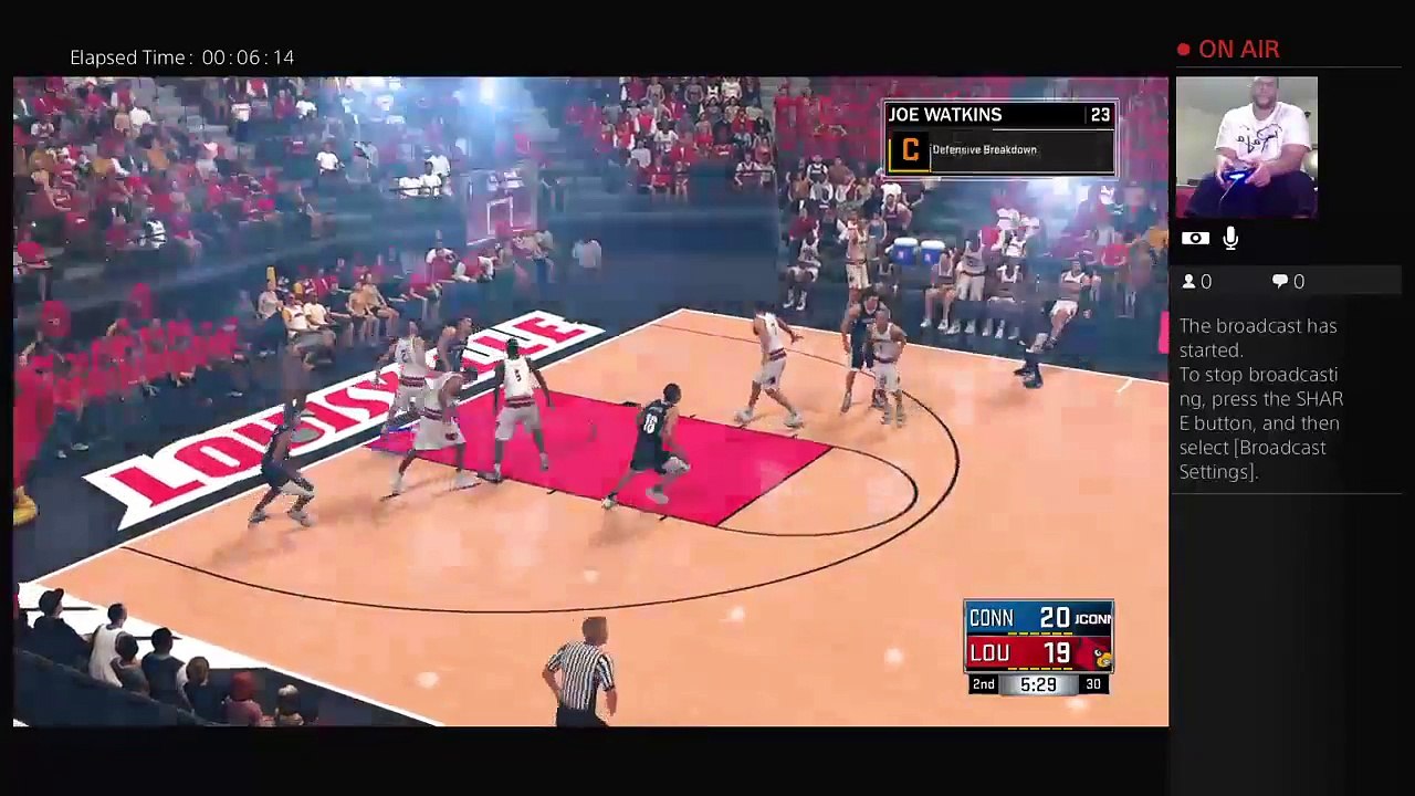 Playing 2k17 my carrier  mode playing for louisville (11)