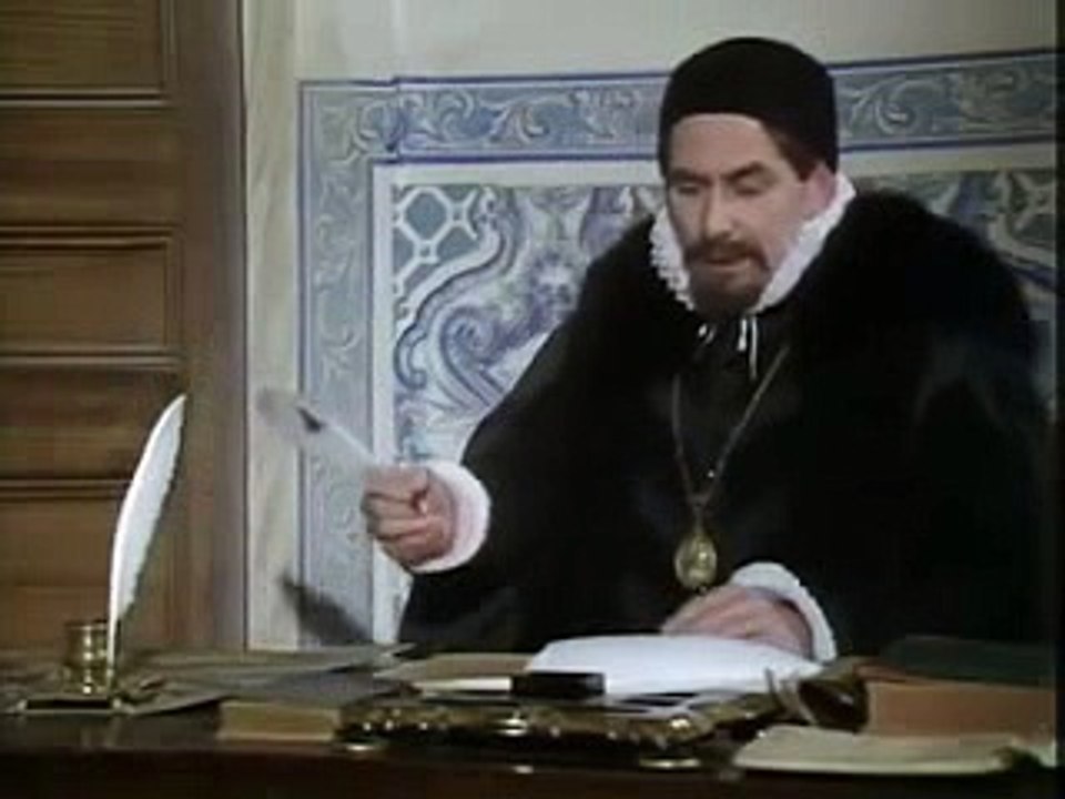 Spain assembles an armada bound for the invasion of england (from the bbc drama miniseries "elizabeth r", 1971)