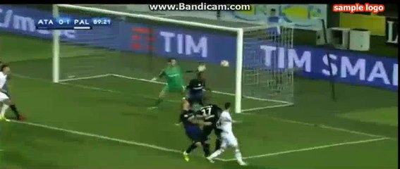 Ilija Nestorovski Goal HD Atalanta 0-1 Palermo 21.09.2016