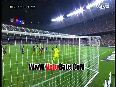 ايفان راكيتش يتقدم بالهدف الاول برشلونة فى اتلتيكو مدريد