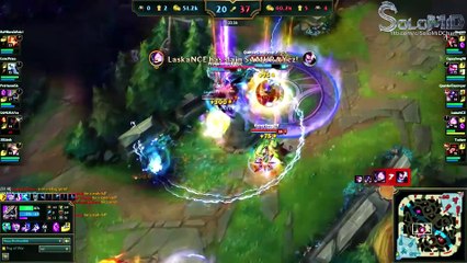 LoL Best Moments #103  Epic Kennen 1vs5 Moment   League of Legends (SoloMiD)