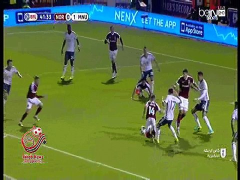 اهداف مباراة ( نورثامبتون تاون 1-3 مانشستر يونايتد) كأس رابطة المحترفين الإنجليزية