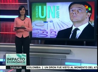 Renzi: La estrategia económica de Europa no ha funcionado