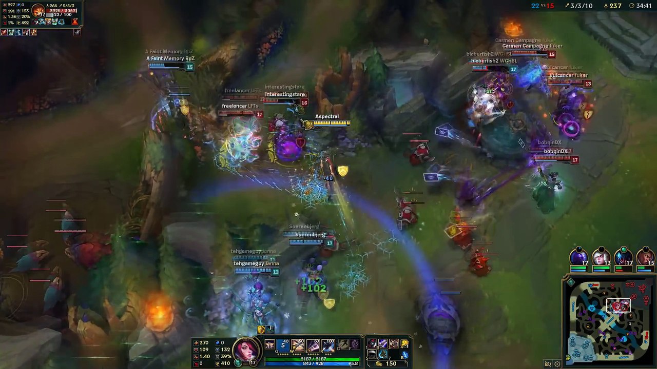 LoL Epic Moments #5   BJERGSEN AURELION SOL BARON STEAL!