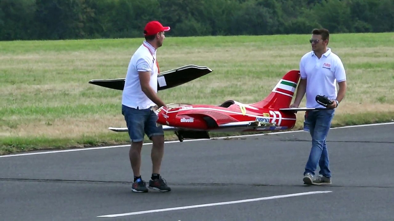 CRASH RC JET MODEL ARG JETPOWER 2016