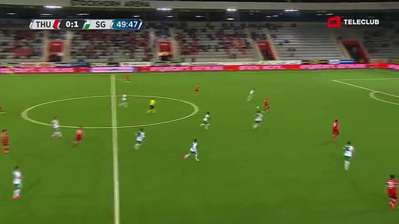 Thun 1:1 St.Gallen (Swiss Super League 8. Runde 2016/2017 20 .September 2016)