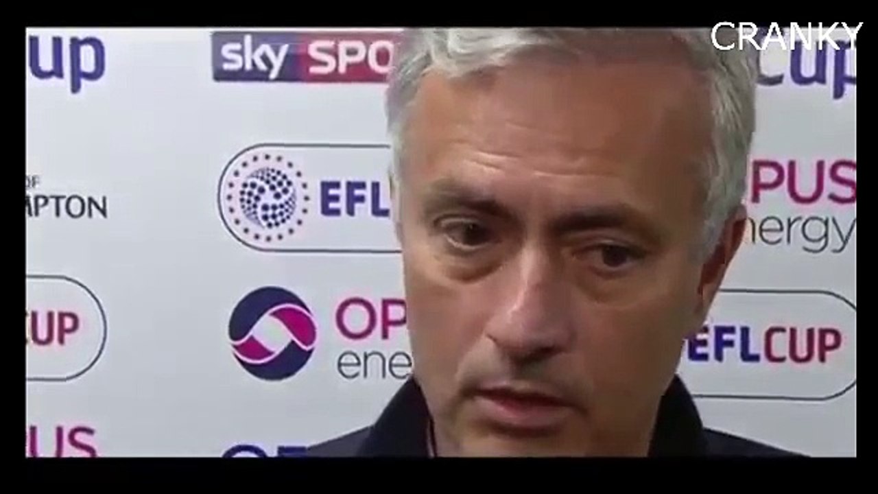 Jose Mourinho Post Match interview - Northampton Town Vs Manchester United