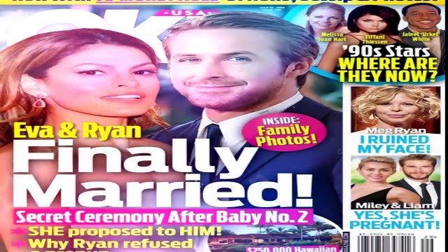 Ryan Gosling and Eva Mendes Are Married Photos of Ryan Gosling & Eva Mendes