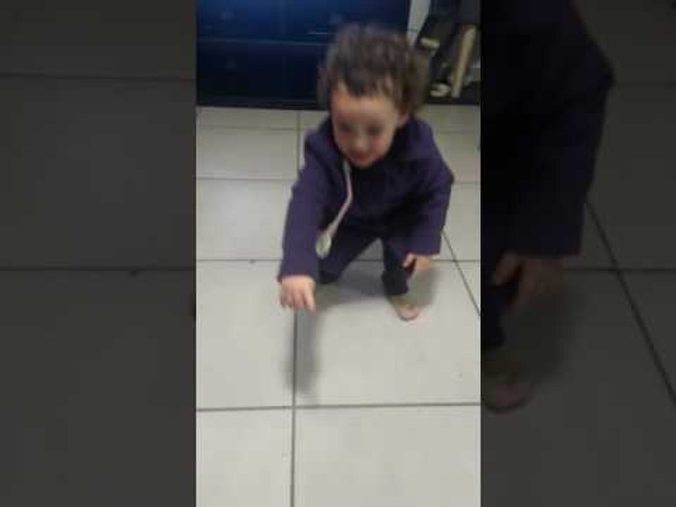 Little Girl's Excitement Infectious as She Chas...