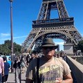 UNDER THE EIFFEL TOWER PRESIDENT AGHA HASSAN SYED GERMANY AND JAMAL TAKKKO FRANCE