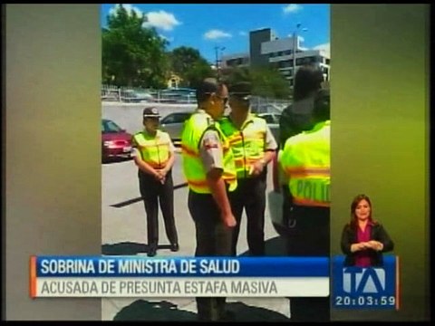Sobrina de Ministra de Salud acusada de presunta estafa masiva