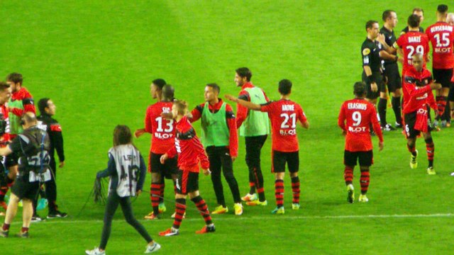 21/09/16 : SRFC-OM : les Rennais se congratulent