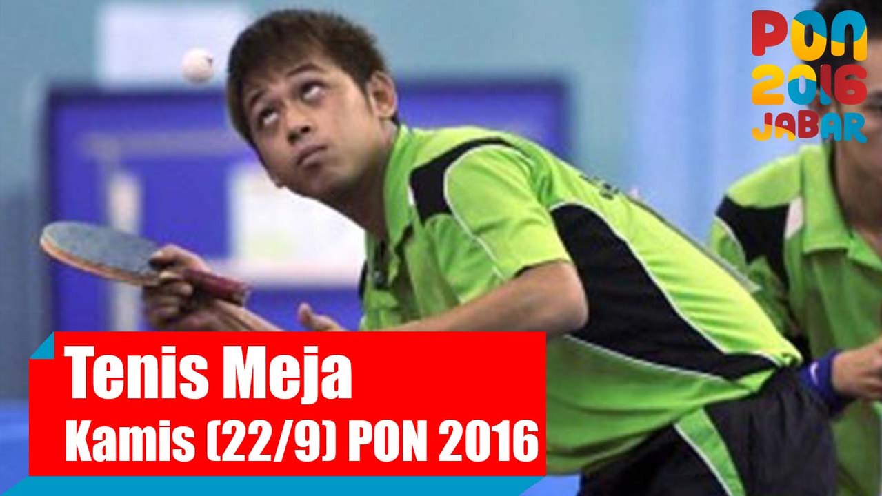 Tenis Meja - Pagi, Kamis (22/9)