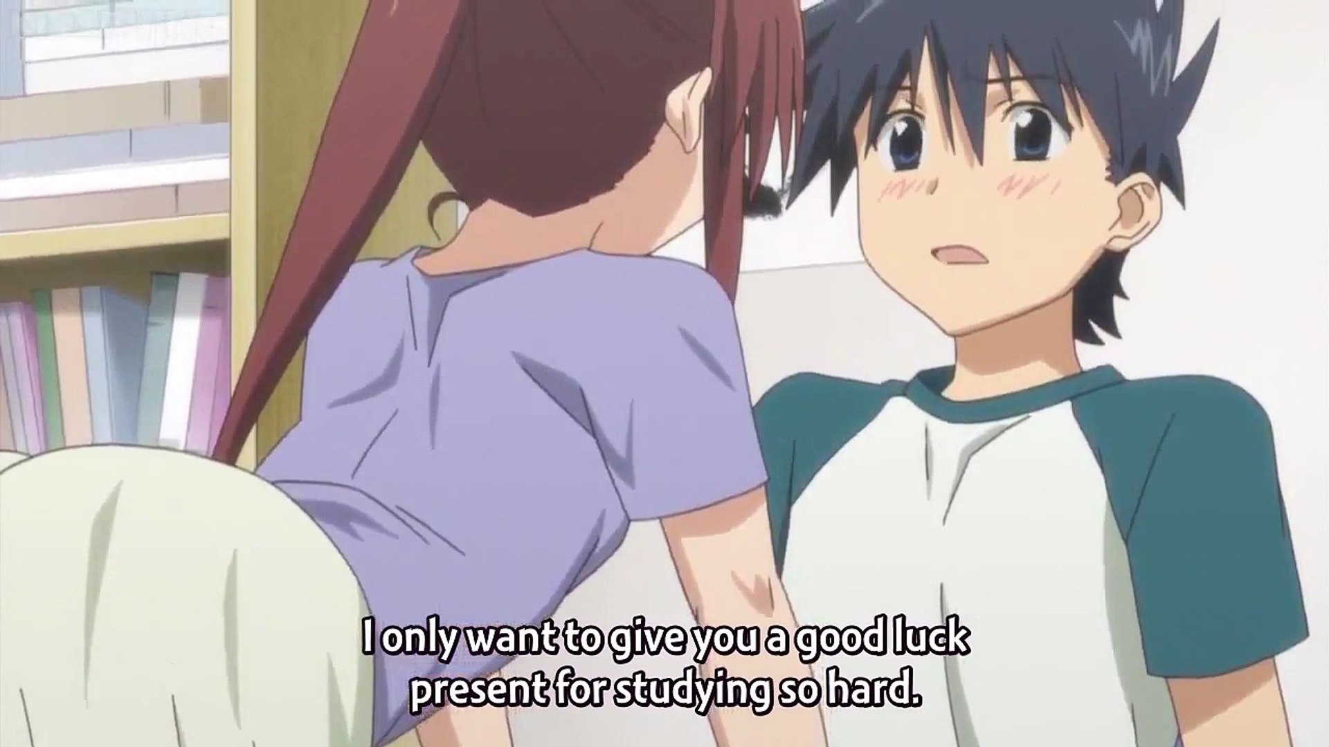 Chocolate kiss scene - Keita x Riko, image size:1920x1080