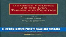 [PDF] Domestic Violence and the Law: Theory and Practice (University Casebook) Full Colection