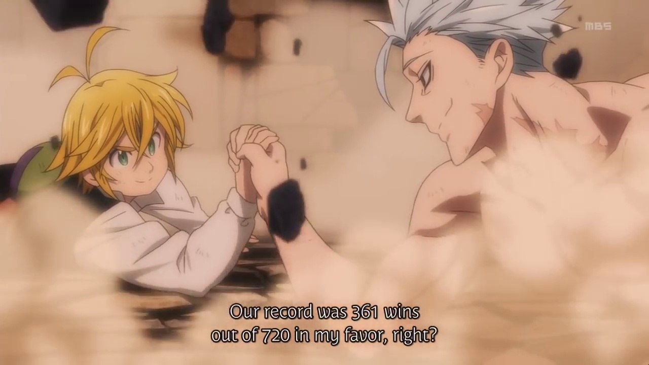 Nanatsu no Taizai - Meliodas and Ban Reunion