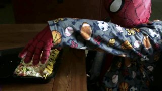 Spiderman Sleepwalking Nightmare! - Spiderman vs Pink Spidergirl