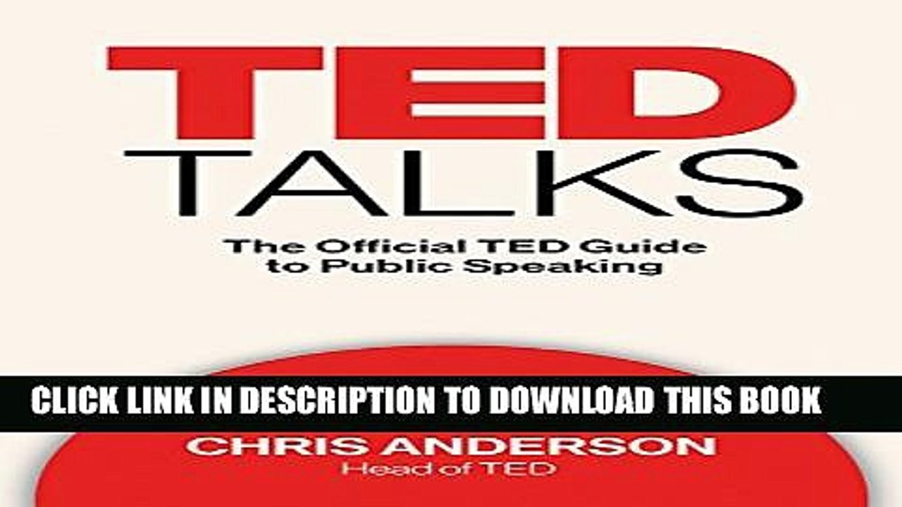 [PDF] TED TALKS: The Official TED Guide to Public Speaking Full Colection