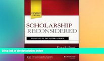 Big Deals  Scholarship Reconsidered: Priorities of the Professoriate  Best Seller Books Most Wanted