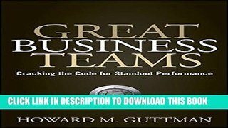 Collection Book Great Business Teams: Cracking the Code for Standout Performance
