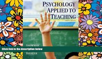 Big Deals  Psychology Applied to Teaching  Best Seller Books Best Seller